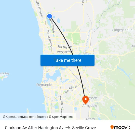 Clarkson Av After Harrington Av to Seville Grove map