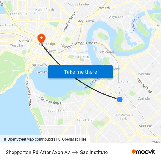 Shepperton Rd After Axon Av to Sae Institute map
