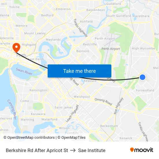 Berkshire Rd After Apricot St to Sae Institute map
