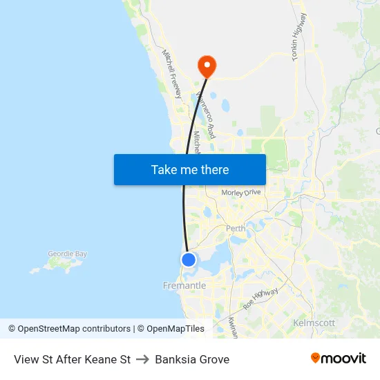 View St After Keane St to Banksia Grove map