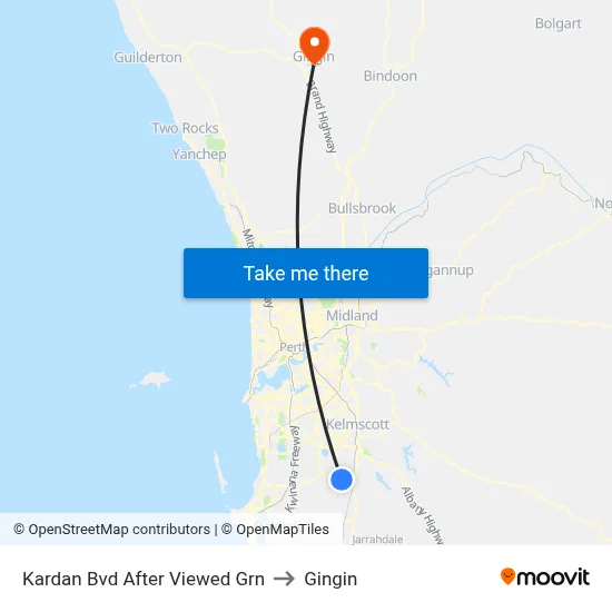 Kardan Bvd After Viewed Grn to Gingin map