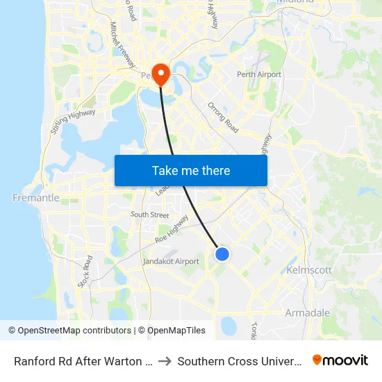 Ranford Rd After Warton Rd to Southern Cross University map