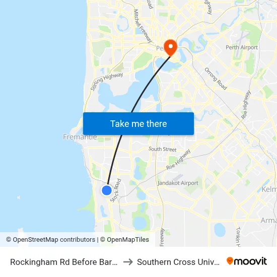Rockingham Rd Before Barrett St to Southern Cross University map
