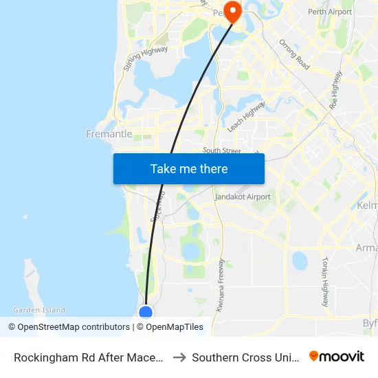 Rockingham Rd After Macedonia St to Southern Cross University map