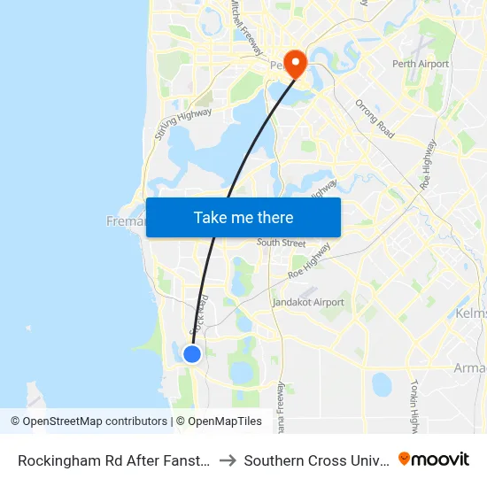 Rockingham Rd After Fanstone Av to Southern Cross University map
