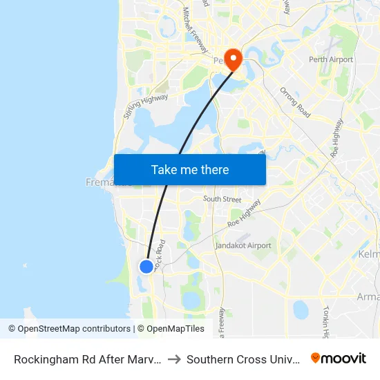 Rockingham Rd After Marvell Av to Southern Cross University map
