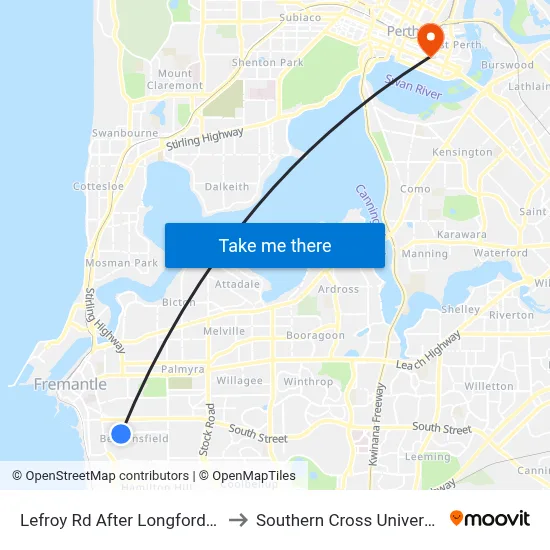 Lefroy Rd After Longford Rd to Southern Cross University map