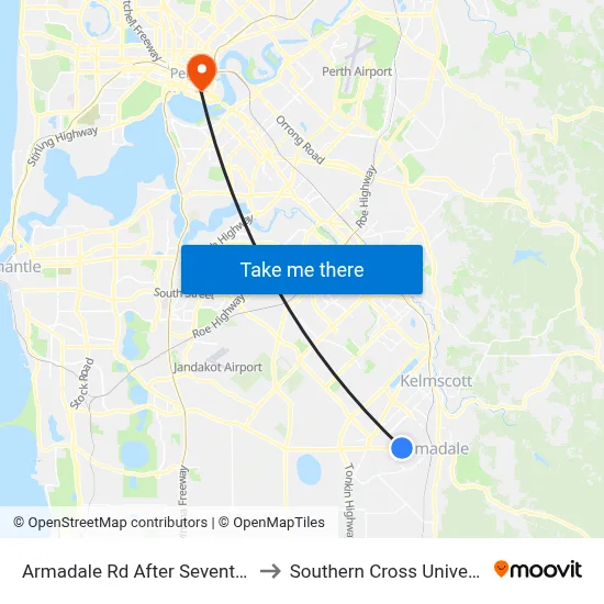 Armadale Rd After Seventh Rd to Southern Cross University map