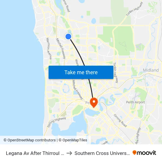 Legana Av After Thirroul Gr to Southern Cross University map