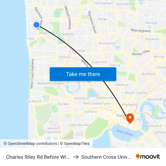 Charles Riley Rd Before Wilby St to Southern Cross University map