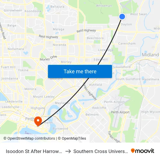 Isoodon St After Harrow St to Southern Cross University map