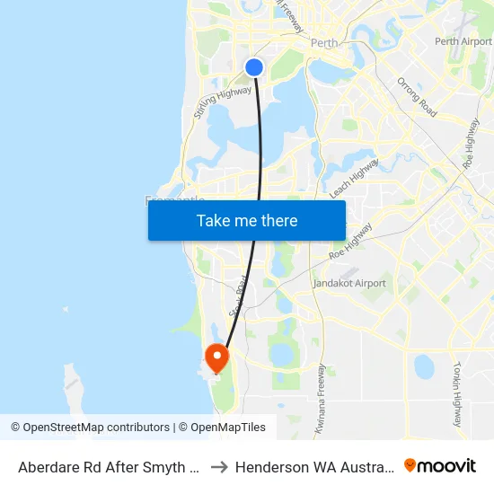 Aberdare Rd After Smyth Rd to Henderson WA Australia map