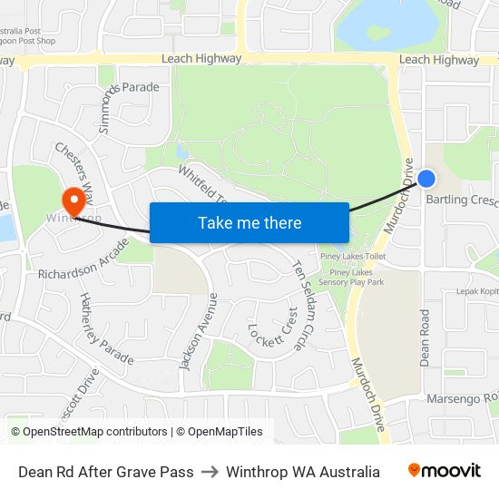 Dean Rd After Grave Pass to Winthrop WA Australia map