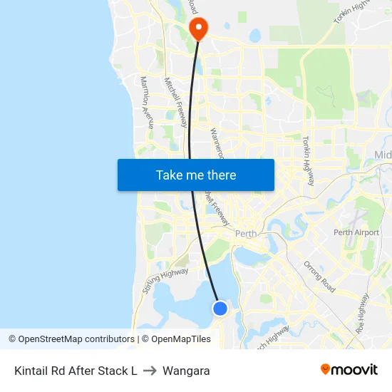 Kintail Rd After Stack L to Wangara map
