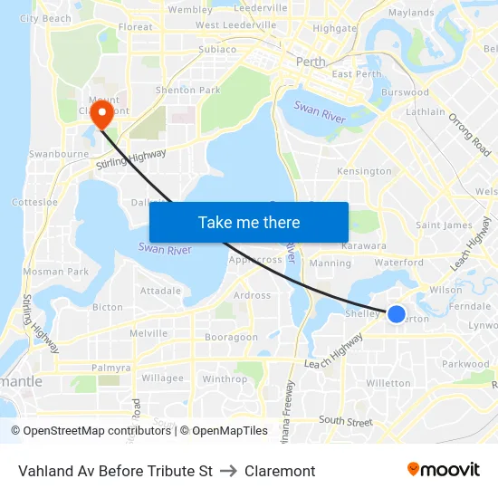 Vahland Av Before Tribute St to Claremont map