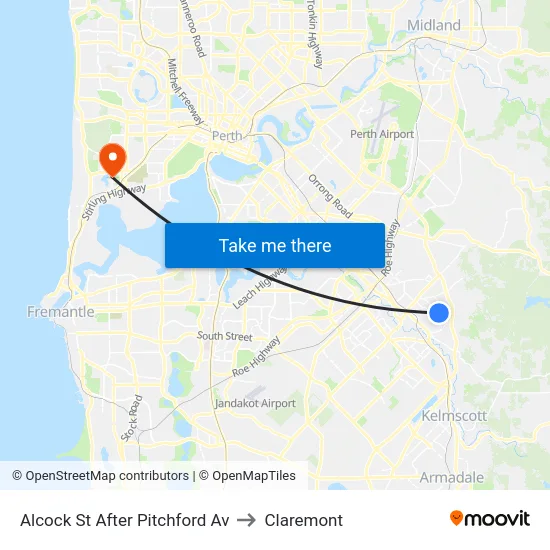 Alcock St After Pitchford Av to Claremont map