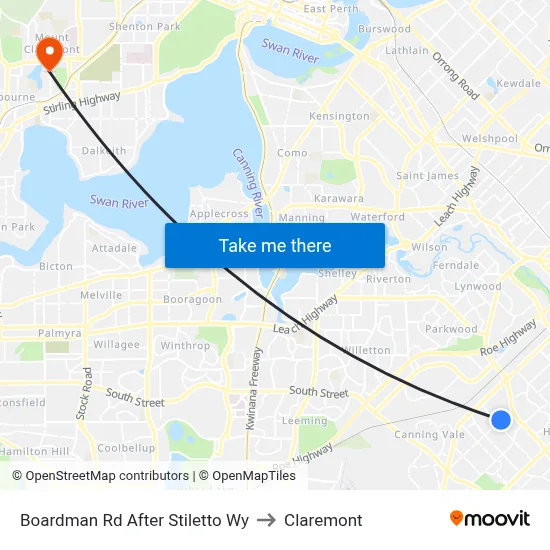 Boardman Rd After Stiletto Wy to Claremont map