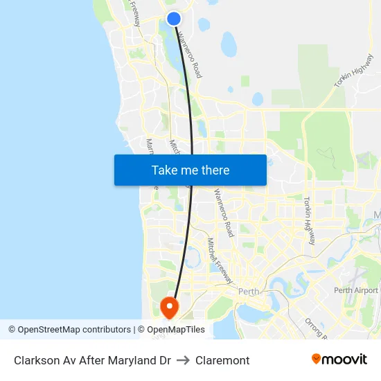 Clarkson Av  After Maryland Dr to Claremont map