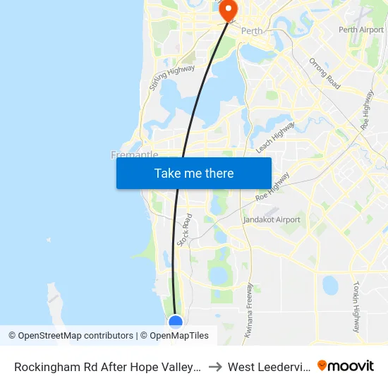 Rockingham Rd After Hope Valley Rd to West Leederville map