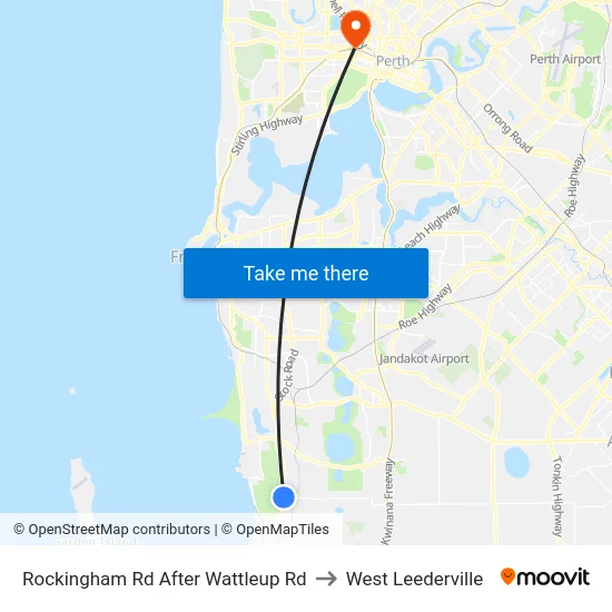 Rockingham Rd After Wattleup Rd to West Leederville map