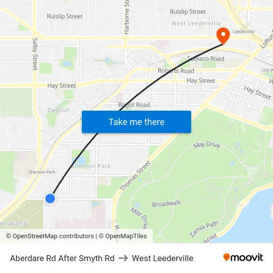 Aberdare Rd After Smyth Rd to West Leederville map