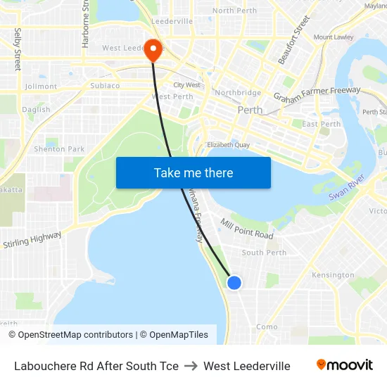 Labouchere Rd After South Tce to West Leederville map