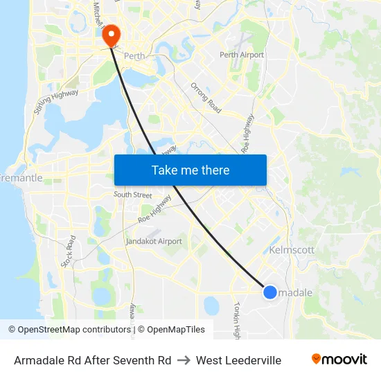Armadale Rd After Seventh Rd to West Leederville map