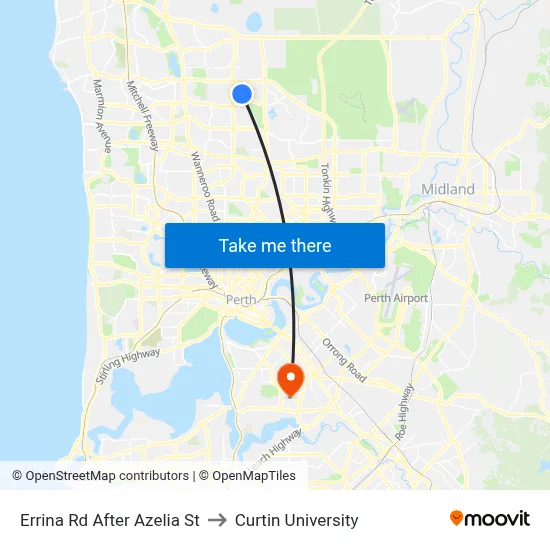Errina Rd After Azelia St to Curtin University map