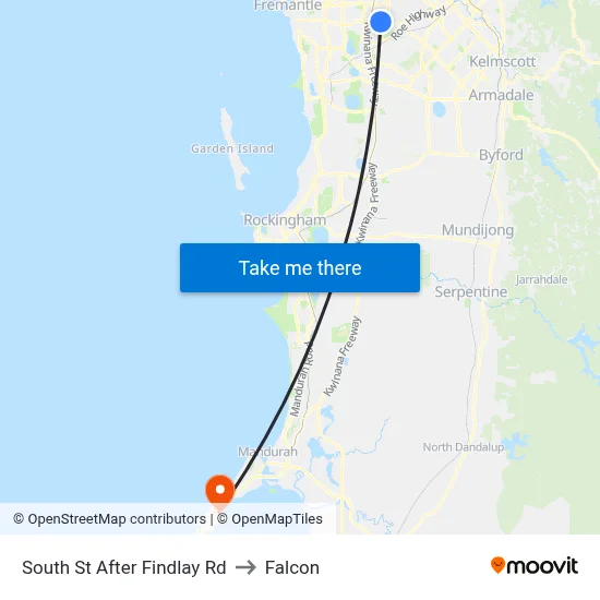 South St After Findlay Rd to Falcon map