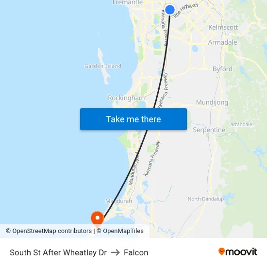 South St After Wheatley Dr to Falcon map
