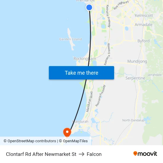 Clontarf Rd After Newmarket St to Falcon map