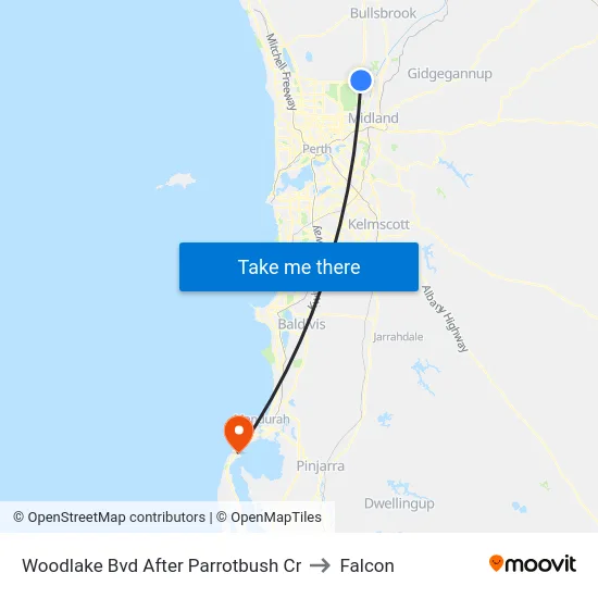 Woodlake Bvd After Parrotbush Cr to Falcon map