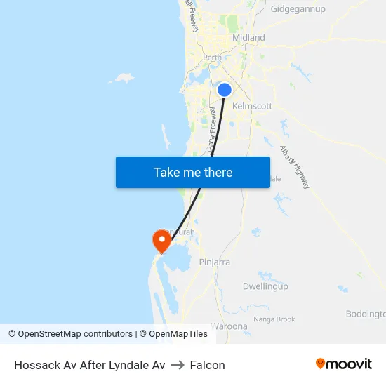 Hossack Av After Lyndale Av to Falcon map