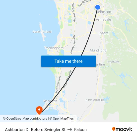 Ashburton Dr Before Swingler St to Falcon map