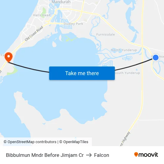 Bibbulmun Mndr Before Jimjam Cr to Falcon map