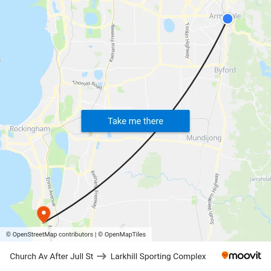 Church Av After Jull St to Larkhill Sporting Complex map