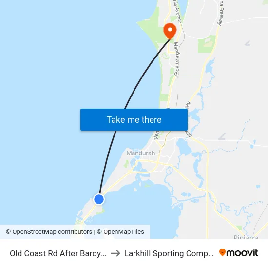 Old Coast Rd After Baroy St to Larkhill Sporting Complex map