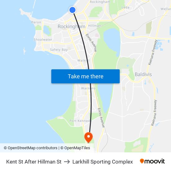 Kent St After Hillman St to Larkhill Sporting Complex map