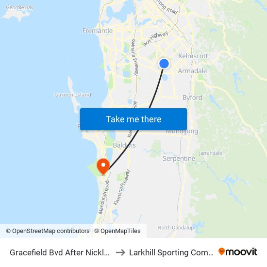 Gracefield Bvd After Nicklup St to Larkhill Sporting Complex map