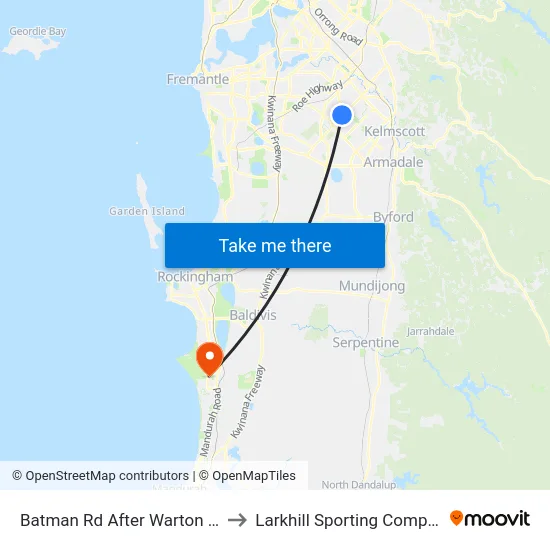 Batman Rd After Warton Rd to Larkhill Sporting Complex map