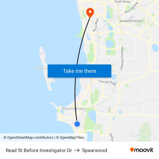 Read St Before Investigator Dr to Spearwood map