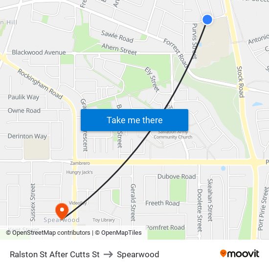 Ralston St After Cutts St to Spearwood map