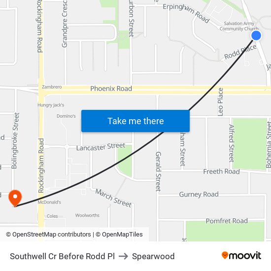 Southwell Cr Before Rodd Pl to Spearwood map