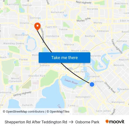 Shepperton Rd After Teddington Rd to Osborne Park map