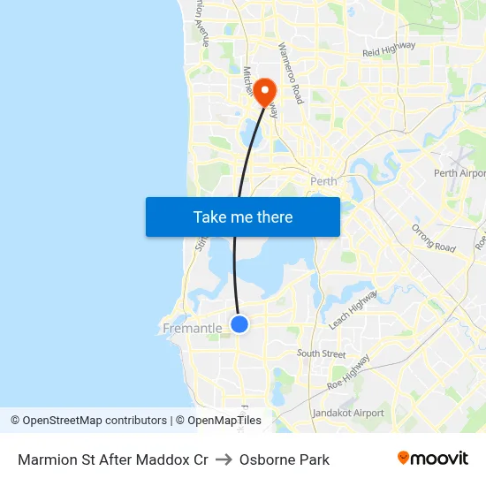 Marmion St After Maddox Cr to Osborne Park map