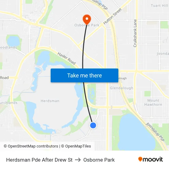 Herdsman Pde After Drew St to Osborne Park map