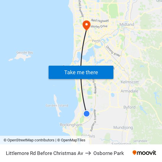 Littlemore Rd Before Christmas Av to Osborne Park map