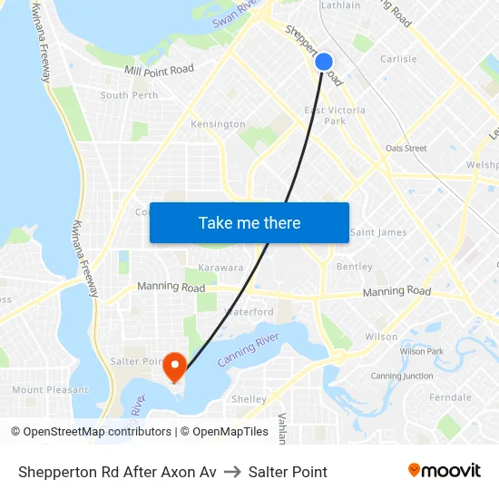 Shepperton Rd After Axon Av to Salter Point map