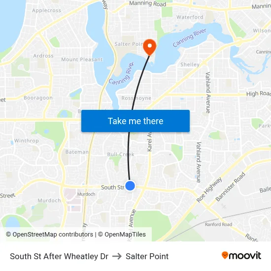 South St After Wheatley Dr to Salter Point map