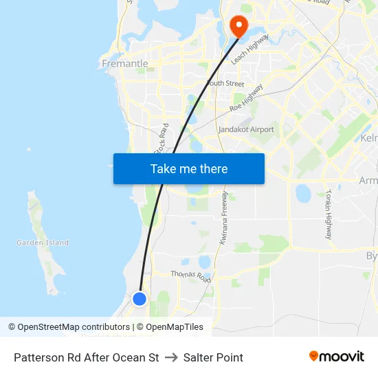 Patterson Rd After Ocean St to Salter Point map